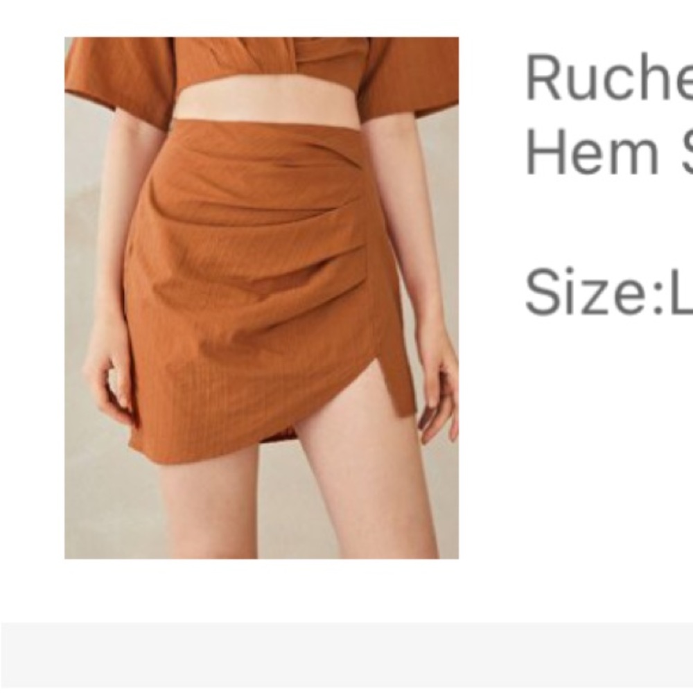 Orange skirt